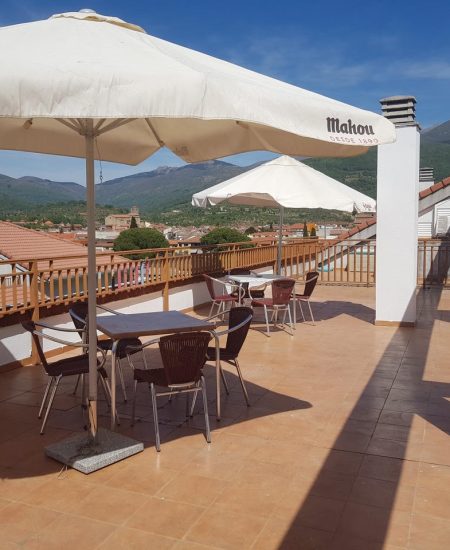 Terraza Apartamento Alhóndiga Hervás